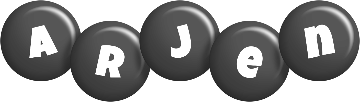 Arjen candy-black logo