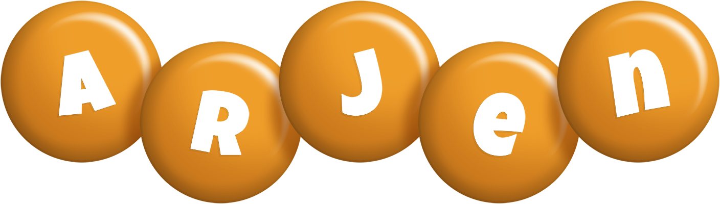 Arjen candy-orange logo