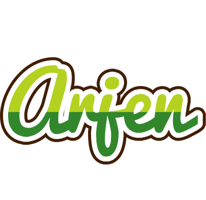 Arjen golfing logo