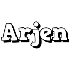 Arjen snowing logo