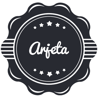 Arjeta badge logo