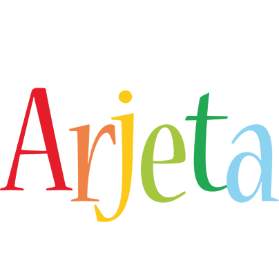 Arjeta birthday logo