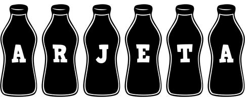 Arjeta bottle logo