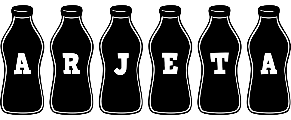 Arjeta bottle logo