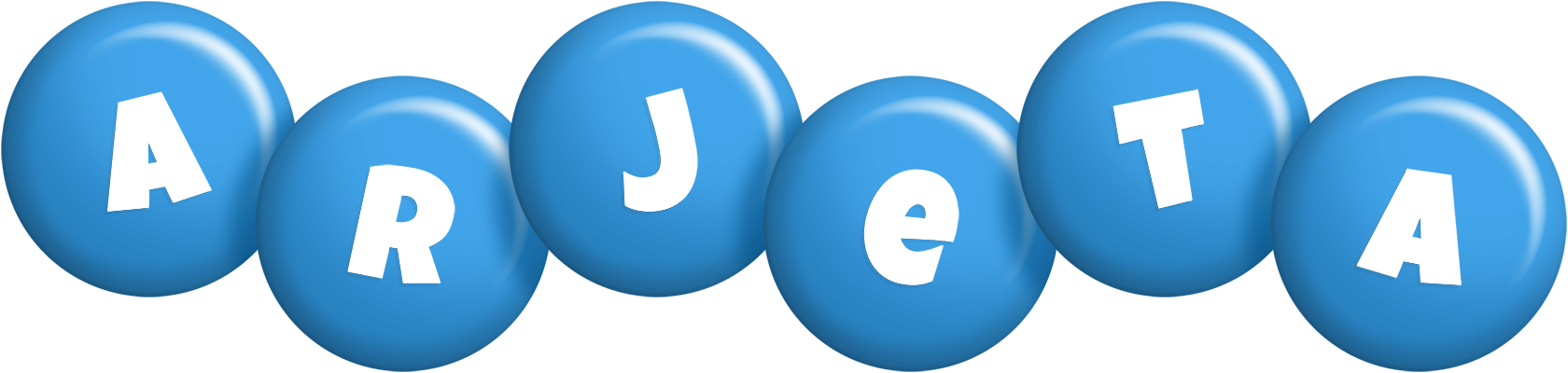 Arjeta candy-blue logo