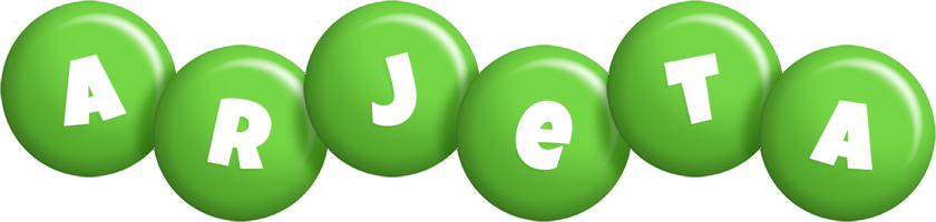 Arjeta candy-green logo