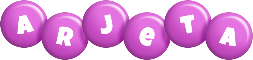 Arjeta candy-purple logo