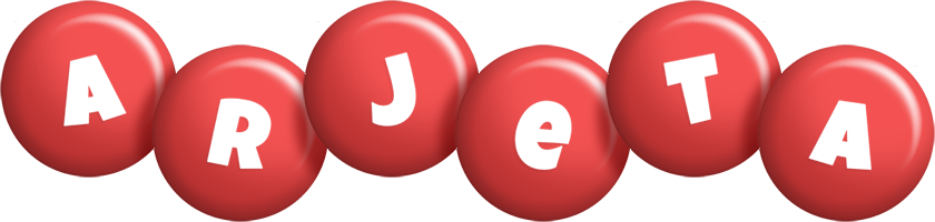 Arjeta candy-red logo