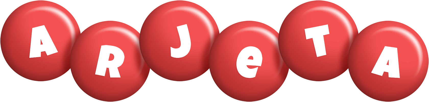 Arjeta candy-red logo