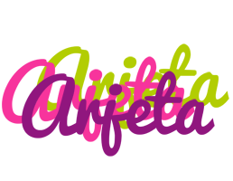 Arjeta flowers logo