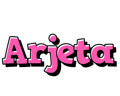 Arjeta girlish logo