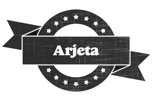 Arjeta grunge logo