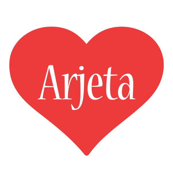 Arjeta love logo