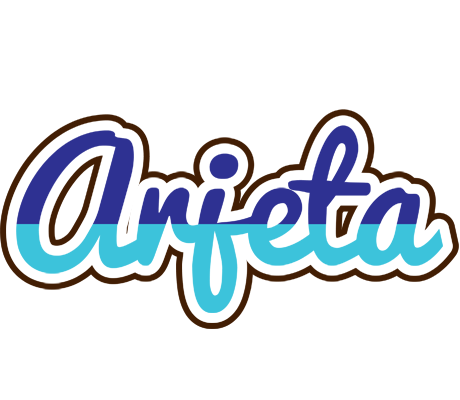Arjeta raining logo