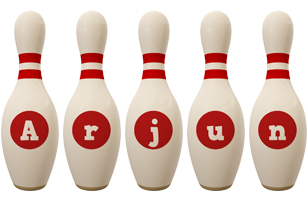 Arjun bowling-pin logo