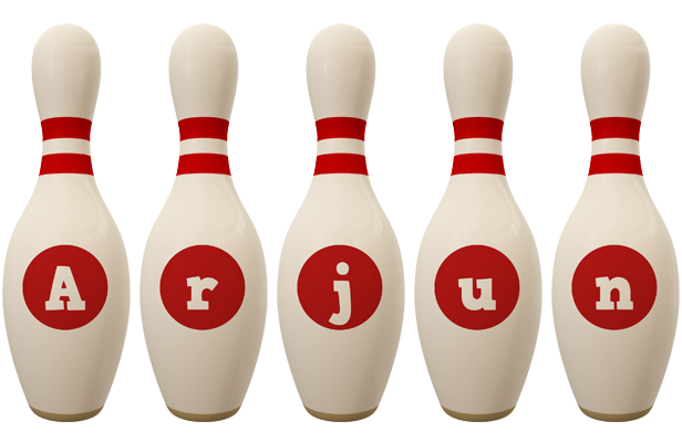 Arjun bowling-pin logo