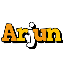Arjun cartoon logo