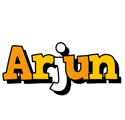 Arjun cartoon logo
