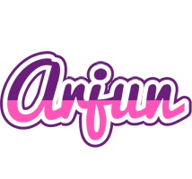 Arjun cheerful logo
