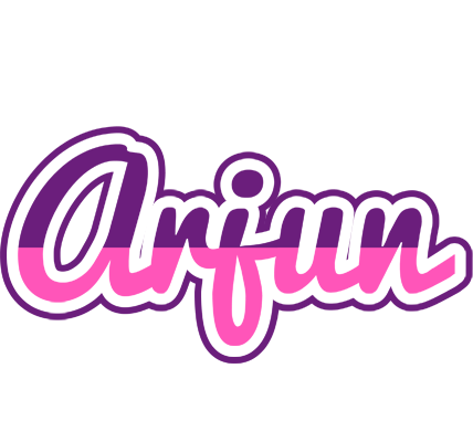 Arjun cheerful logo