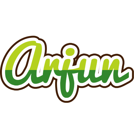 Arjun golfing logo