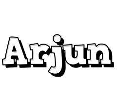 Arjun snowing logo