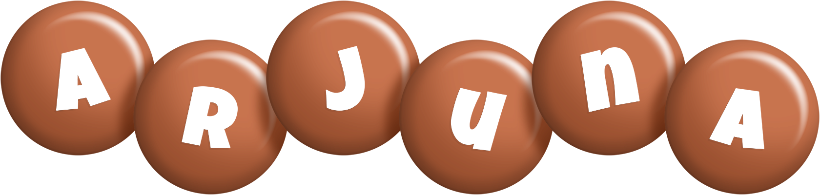 Arjuna candy-brown logo