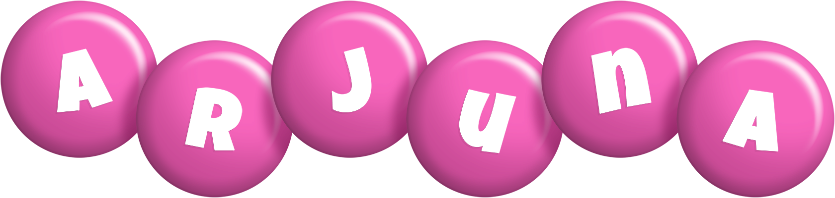 Arjuna candy-pink logo