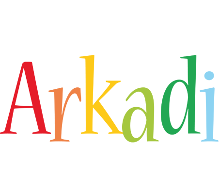 Arkadi birthday logo