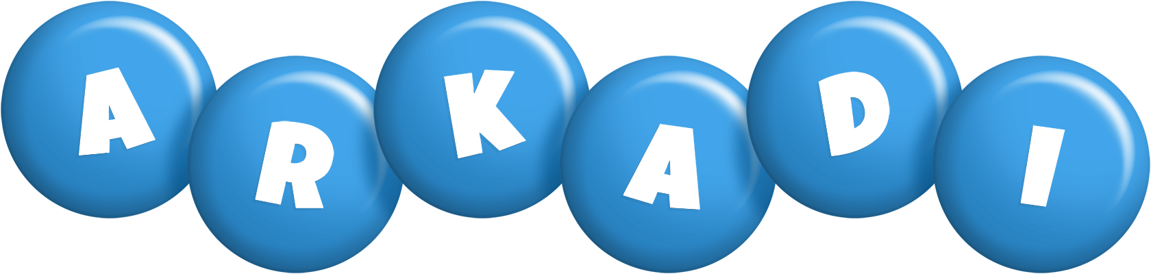 Arkadi candy-blue logo