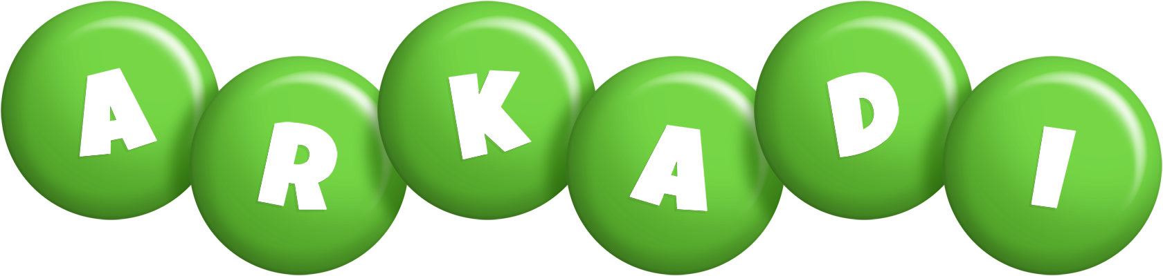 Arkadi candy-green logo