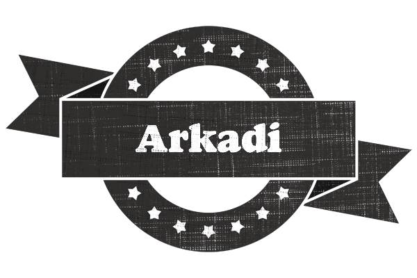 Arkadi grunge logo
