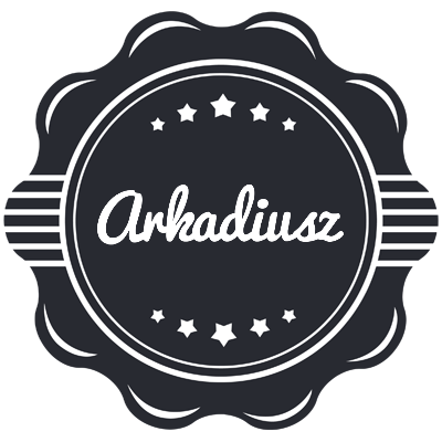 Arkadiusz badge logo