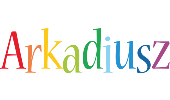Arkadiusz birthday logo
