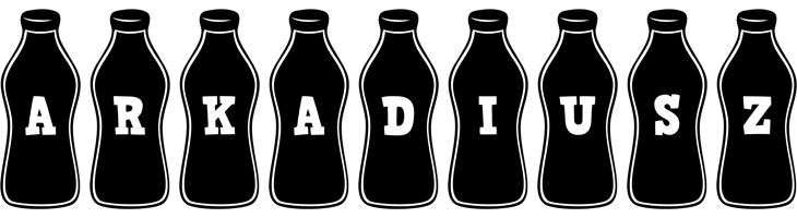 Arkadiusz bottle logo