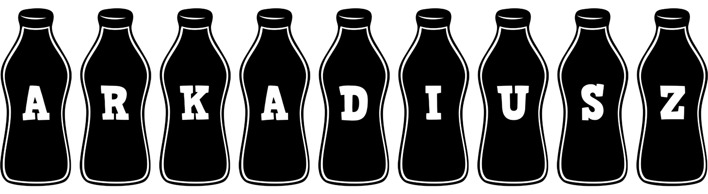 Arkadiusz bottle logo