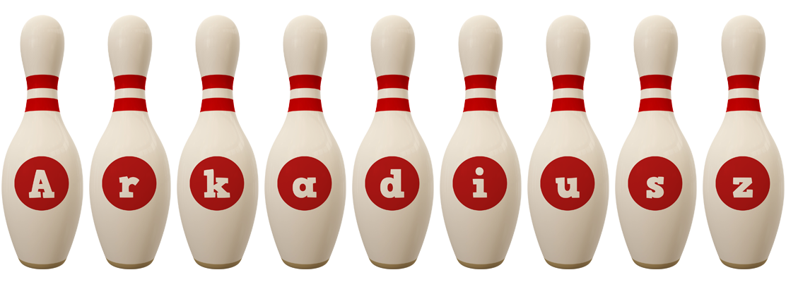 Arkadiusz bowling-pin logo