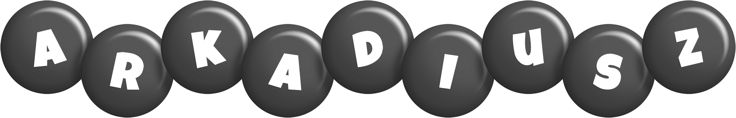 Arkadiusz candy-black logo