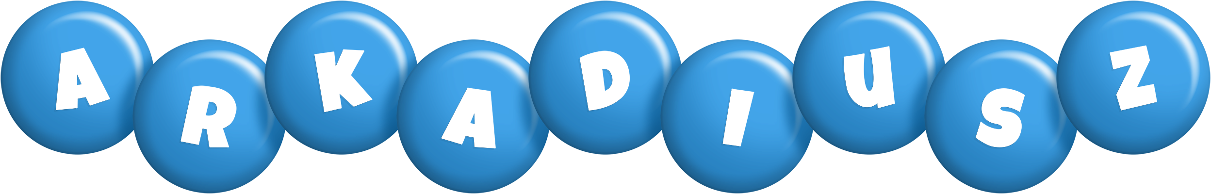 Arkadiusz candy-blue logo