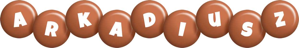 Arkadiusz candy-brown logo