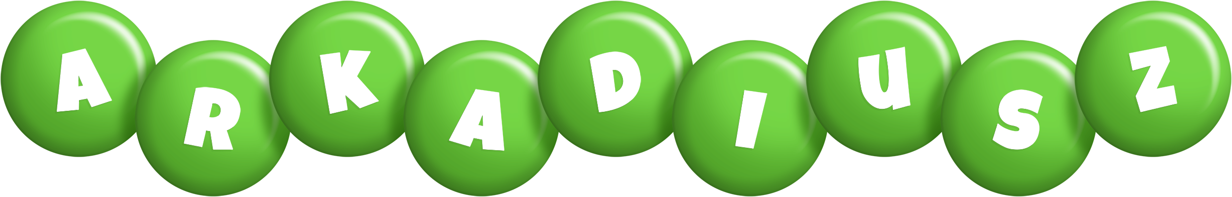 Arkadiusz candy-green logo