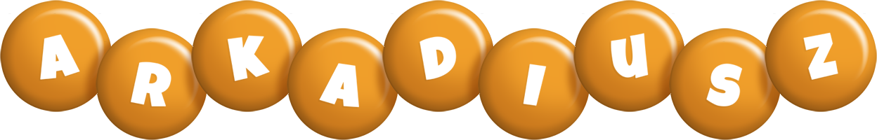 Arkadiusz candy-orange logo