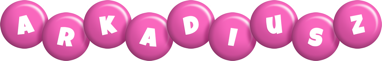 Arkadiusz candy-pink logo