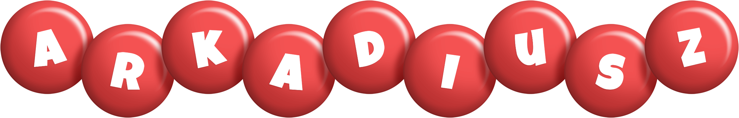 Arkadiusz candy-red logo