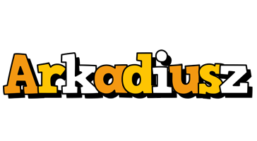 Arkadiusz cartoon logo