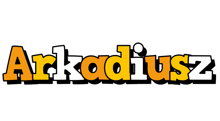 Arkadiusz cartoon logo