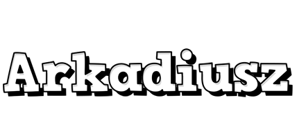 Arkadiusz snowing logo