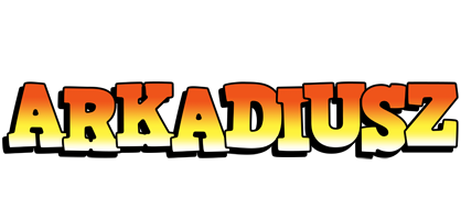 Arkadiusz sunset logo