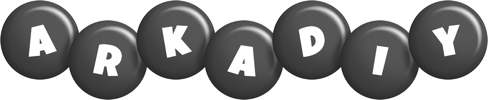 Arkadiy candy-black logo
