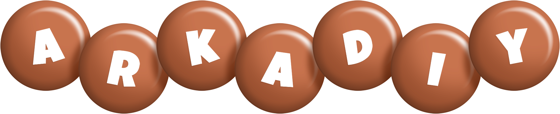 Arkadiy candy-brown logo